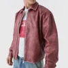 boohooMAN Man Tab Boxy Washed Pu Harrington Jacket In | Coats & Jackets