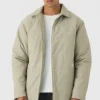 boohooMAN Man Tab Crinkle Longline Mac Jacket In | Man | Coats & Jackets