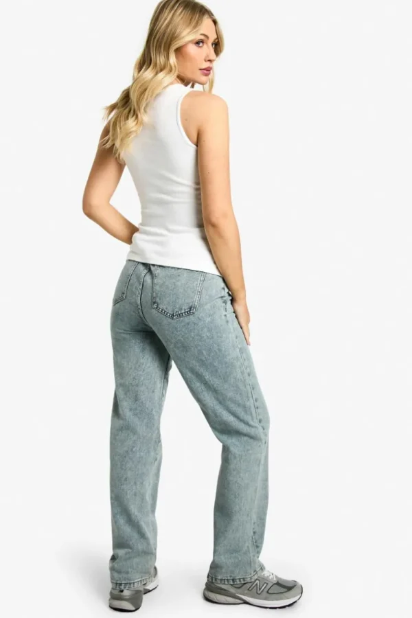 boohoo Maternity Over The Bump Straight Leg Jeans | Women Shirts | Foundation