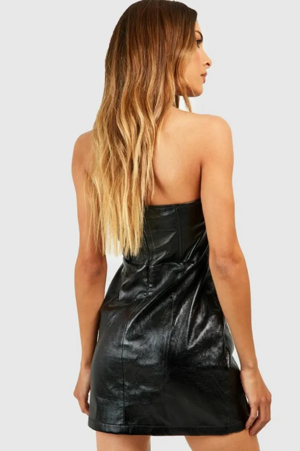 boohoo Metallic Corset Mini Dress | Women Shirts | Foundation