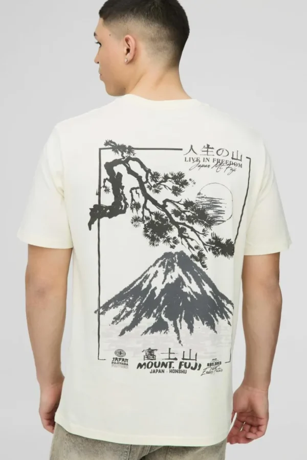 boohooMAN Mountain Graphic T-Shirt | T-Shirts