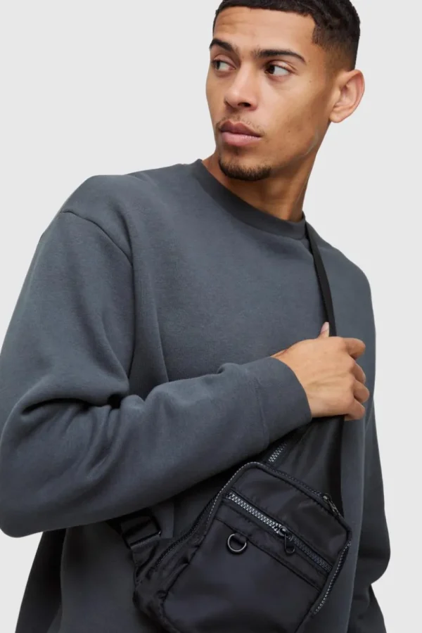 boohooMAN Nylon Sling Bag | Bags & Wallets