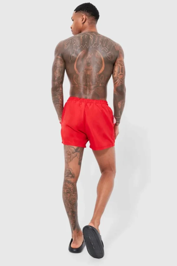 boohooMAN Original Man Short Length Swim Shorts | Trousers | Shorts