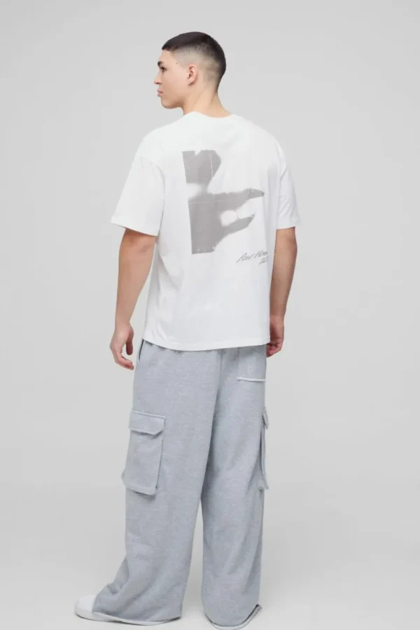 boohooMAN Oversized Abstract Box Graphic T-Shirt | T-Shirts