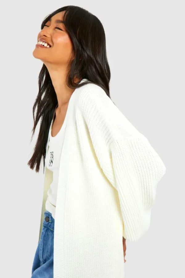 boohoo Oversized Balloon Sleeve Cardigan | Women Shirts | Foundation