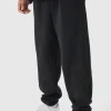 boohooMAN Oversized Belted Polar Fleece Jogger | Joggers