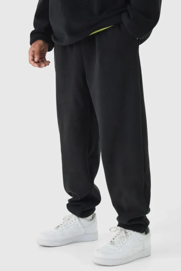 boohooMAN Oversized Belted Polar Fleece Jogger | Joggers