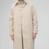 boohooMAN Oversized Boucle Overcoat In | Man | Basics - Elevated