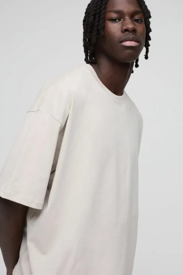 boohooMAN Oversized Boxy Basic T-shirt | Basics - Elevated | T-Shirts