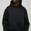 boohooMAN Oversized Boxy Bonded Scuba Hoodie | Hoodies & Sweats | T-Shirts