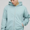 boohooMAN Oversized Boxy Heavyweight Zip Through Hoodie | Hoodies & Sweats