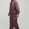 boohooMAN Oversized Boxy Hoodie & Wide Leg Tie Cuff Tracksuit | Tracksuits