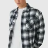 boohooMAN Oversized Boxy Long Sleeve Check Shirt | Shirts | Going Out Shirts