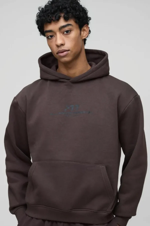 boohooMAN Oversized Boxy M Graphic Hoodie | Hoodies & Sweats