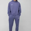 boohooMAN Oversized Boxy Man Hooded Tracksuit | Tracksuits