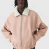 boohooMAN Oversized Boxy Official PU Flight Bomber Jacket | Man | Coats & Jackets