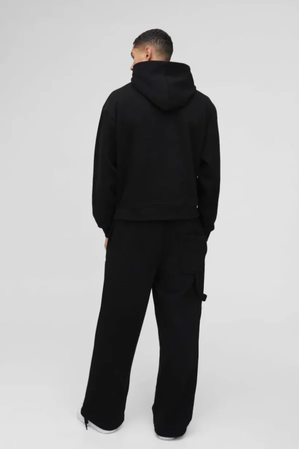 boohooMAN Oversized Boxy Paint Splatter Homme Hoodie | Hoodies & Sweats
