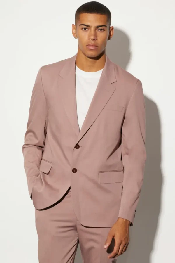 boohooMAN Oversized Boxy Single Breasted Suit Jacket | Suits & Tailoring | Suits & Tailoring