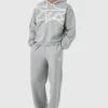 boohooMAN Oversized Boxy Star Printed Zip Through Hooded Tracksuit | Tracksuits