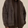 boohooMAN Oversized Boxy Super Fluffy Knitted Cardigan | Knitwear | Going Out Knitwear