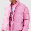 boohooMAN Oversized Boxy Vinyl Boxy Puffer Jacket | Man | Coats & Jackets