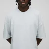 boohooMAN Oversized Boxy Waffle Jersey T-Shirt | T-Shirts