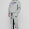 boohooMAN Oversized Boxy Worldwide Star Varsity Hooded Gusset Tracksuit | Tracksuits