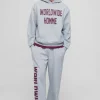 boohooMAN Oversized Boxy Worldwide Print Hooded Tracksuit | Tracksuits