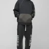 boohooMAN Oversized Contrast Stitch Colour Block Official Embroidered Tracksuit | Tracksuits