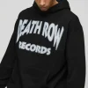 boohooMAN Oversized Death Row License Print Hoodie | Hoodies & Sweats | T-Shirts