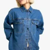 boohoo Oversized Denim Shirt | Women Shirts | Foundation