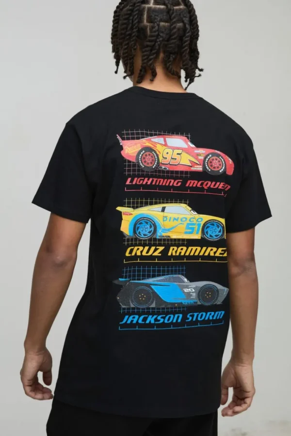 boohooMAN Oversized Disney Cars License T-Shirt | Hoodies & Sweats | T-Shirts