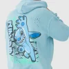 boohooMAN Oversized Disney Lilo and Stitch Wash License Hoodie | Hoodies & Sweats