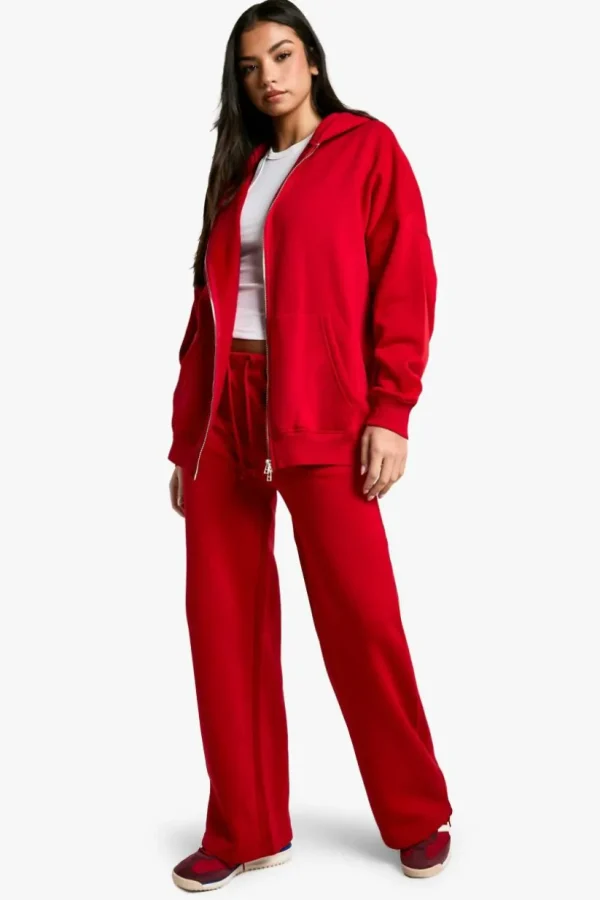 boohoo Oversized Double Zip Through Hoodie | Women Shirts | Foundation