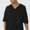 boohooMAN Oversized Dropped Shoulder Knitted Polo Shirt | Going Out Polo Shirts | Shirts