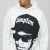 boohooMAN Oversized Eazy E Face License Print Hoodie | Hoodies & Sweats | T-Shirts