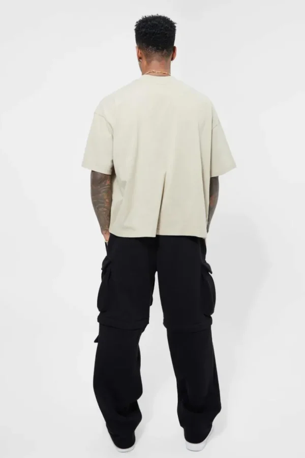 boohooMAN Oversized Extended Neck Boxy T-shirt | T-Shirts