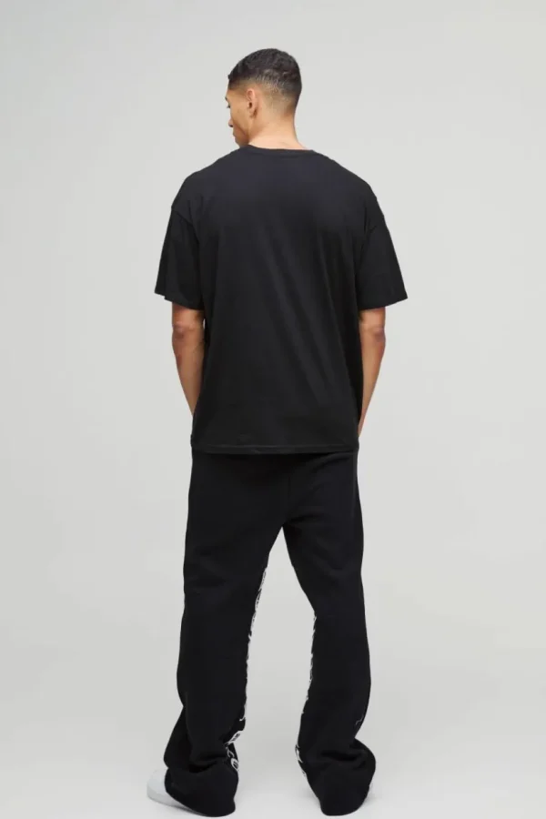 boohooMAN Oversized Hate Heart Puff Print Graphic T-Shirt | Hoodies & Sweats | T-Shirts