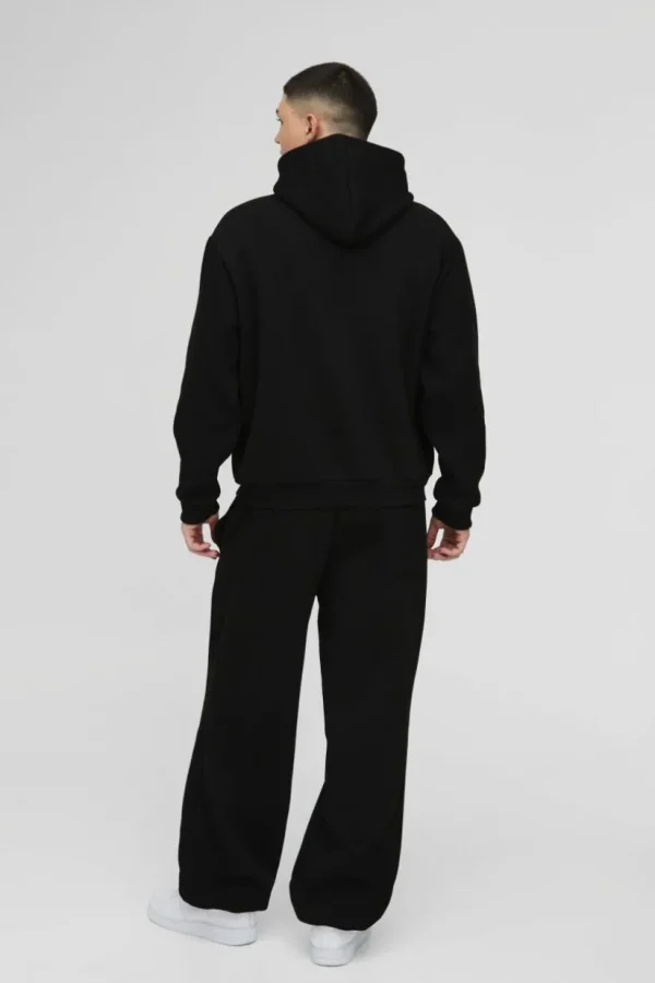 boohooMAN Oversized Homme Applique Tracksuit | Tracksuits