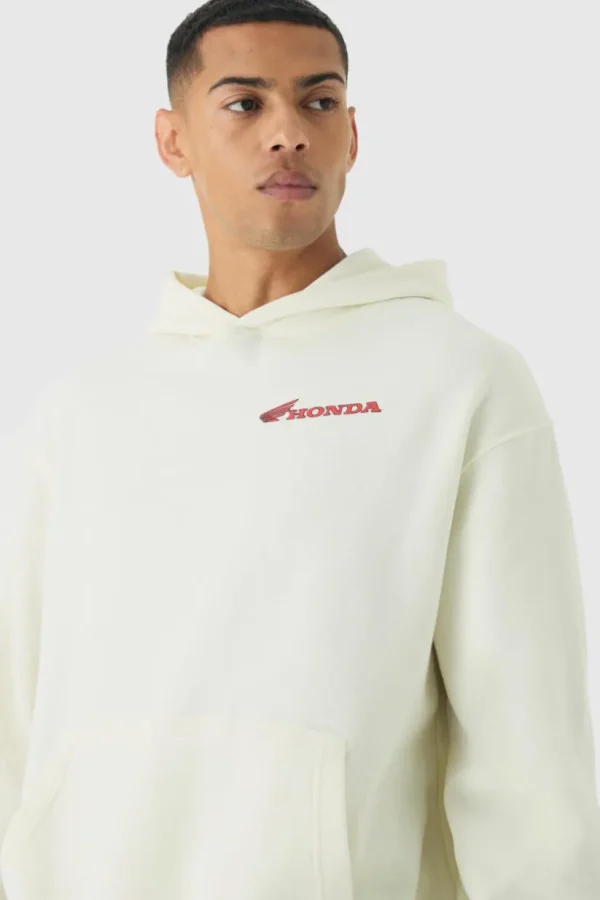 boohooMAN Oversized Honda JT Racing License Print Hoodie | Hoodies & Sweats