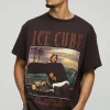 boohooMAN Oversized Ice Cube License Print T-Shirt | T-Shirts