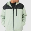 boohooMAN Oversized Man Tab Colour Block Hooded Windbreaker In | Man | Coats & Jackets