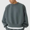 boohooMAN Oversized Marl Scuba Sweatshirt | Hoodies & Sweats