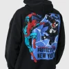 boohooMAN Oversized Marvel Spiderman Venom License Print Hoodie | Hoodies & Sweats