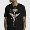 boohooMAN Oversized Nirvana License T-Shirt | T-Shirts