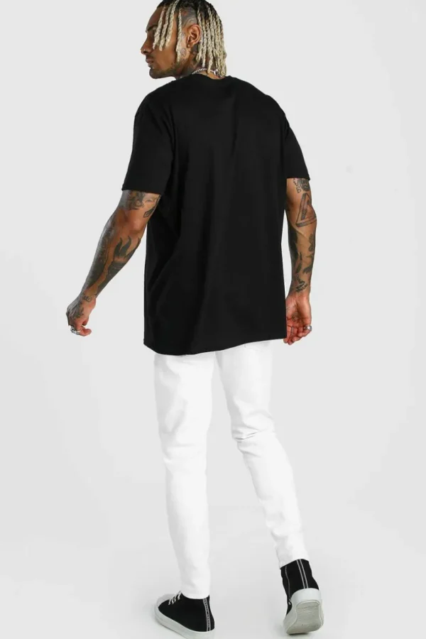 boohooMAN Oversized Nirvana License T-Shirt | T-Shirts