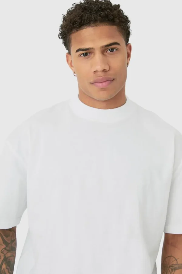 boohooMAN Oversized Over Seam Spider Back Print T-shirt | T-Shirts