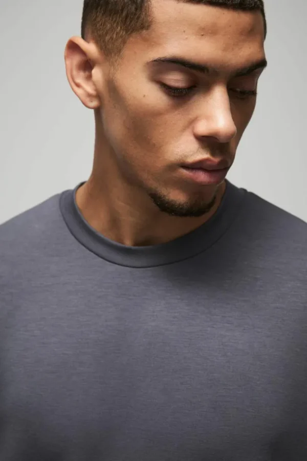 boohooMAN Oversized Peached T-Shirt | T-Shirts