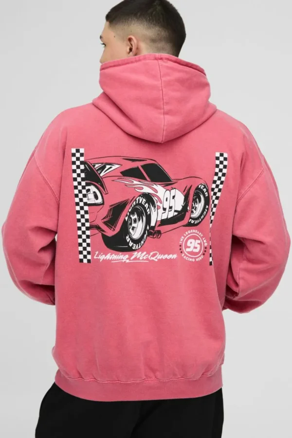 boohooMAN Oversized Pixar Cars License Print Hoodie | Hoodies & Sweats