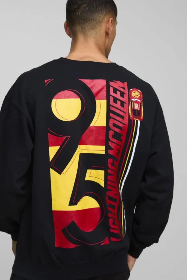 boohooMAN Oversized Pixar Cars License Print Sweatshirt | Hoodies & Sweats | T-Shirts